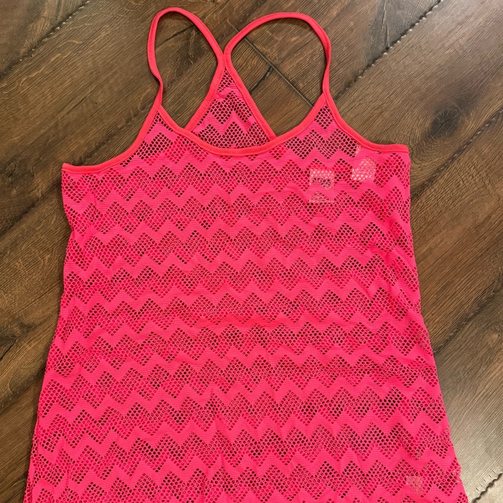 VS PINK Women's Pink Mesh Cover Up NWT